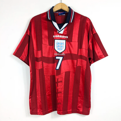 England 1998 Away - Beckham #7