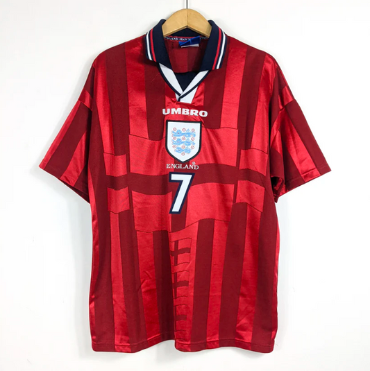 England 1998 Away - Beckham #7